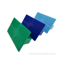 Scouring Pad Brush with Plastic Reusable Handle